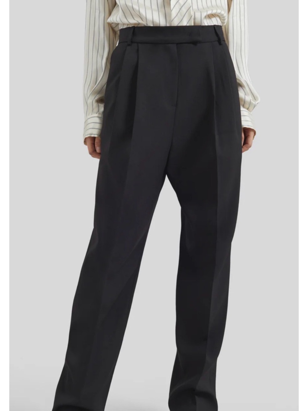 The Frankie Shop BEA SUIT PANTS - BLACK